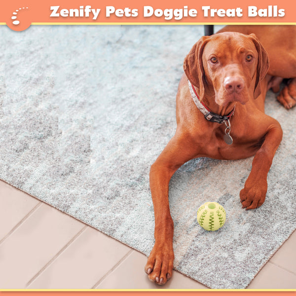 Zenify Pets Interactive Dog Toy Treat Ball (Large Multipack)