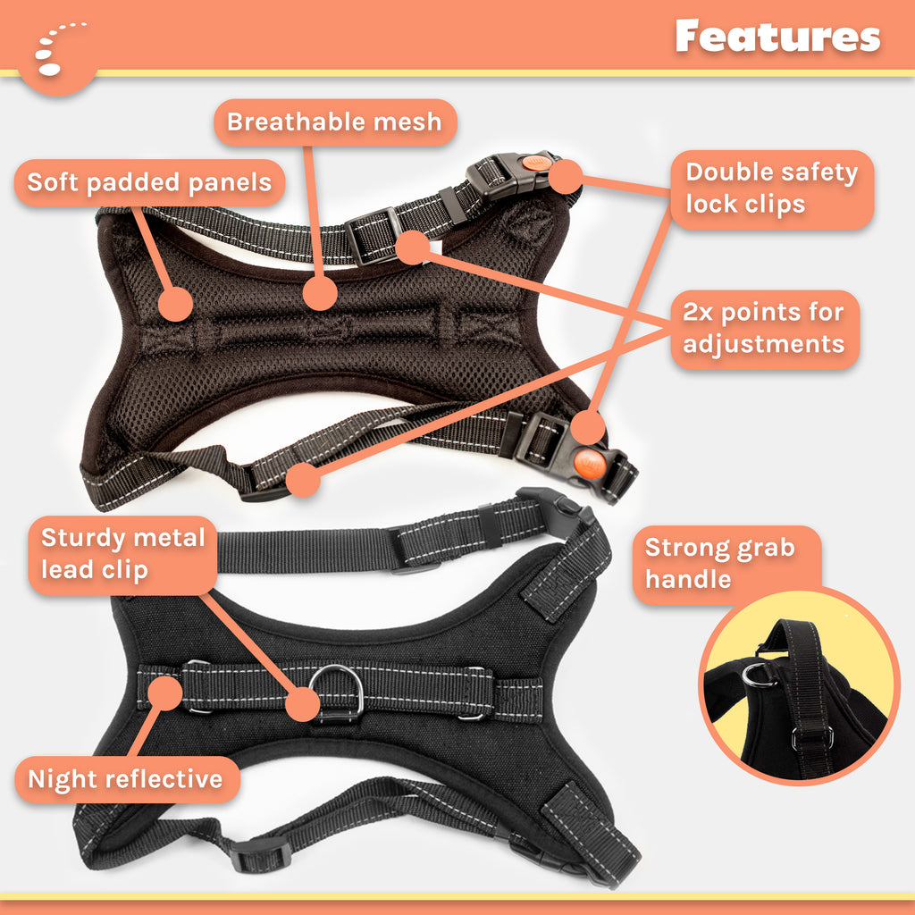 Zenify Pets Dog Harness - Grab Handle No Pull