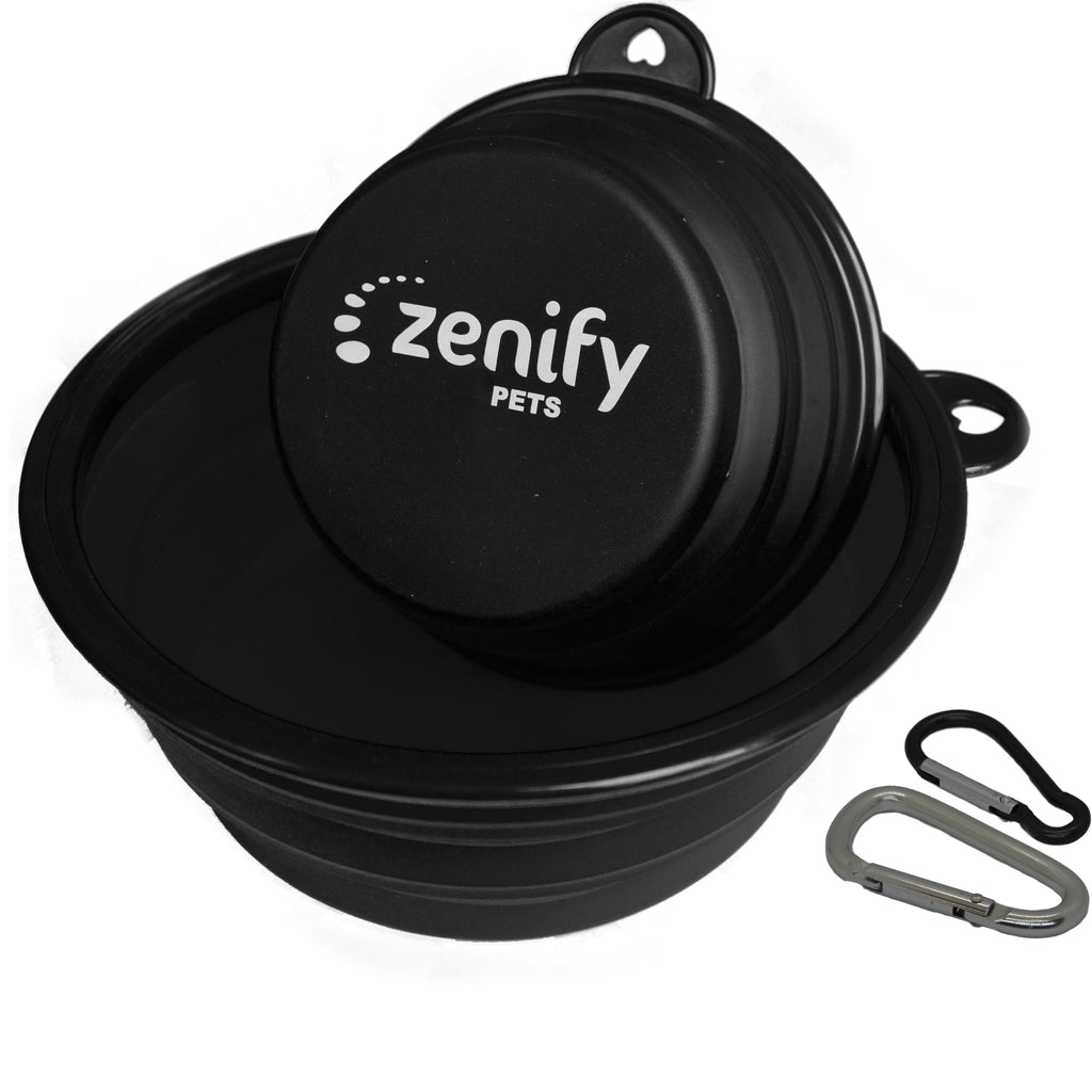 Zenify Pets Collapsible Dog Bowl - 2 Pack