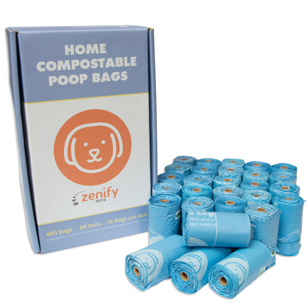Zenify Pets Compostable Dog Poo Bags (420 Bags)