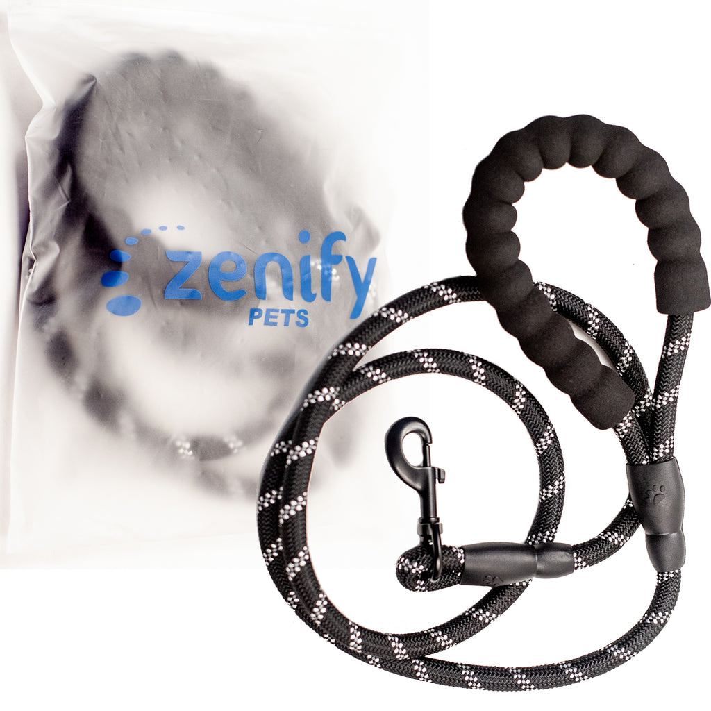 Zenify Pets Rope Dog Lead With Padded Handle