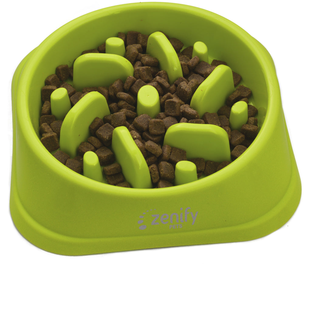 Zenify Pets Slow Feeder Dog Bowl