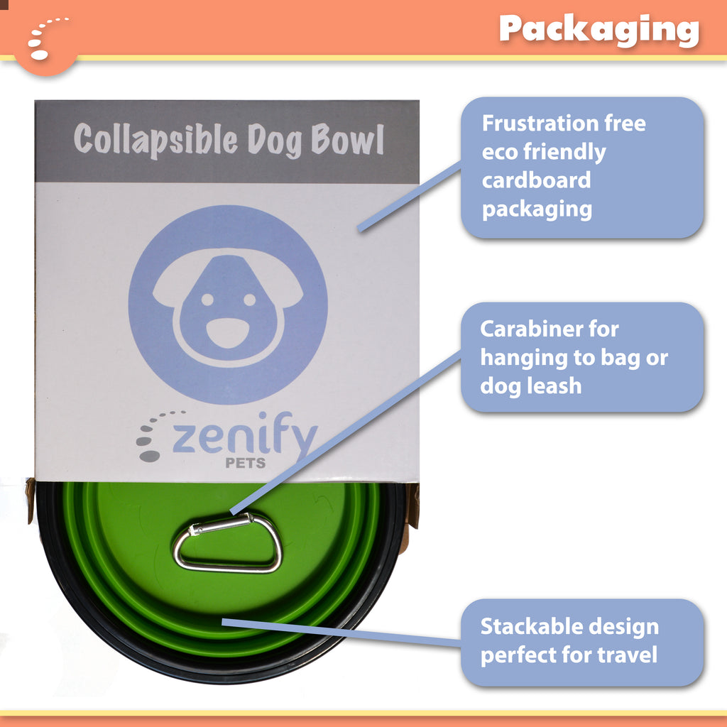 Zenify Pets Slow Feeder Dog Bowl